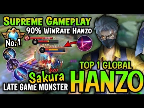 31 KILL🔥GAMEPLAY HANZO TOP GLOBAL‼️