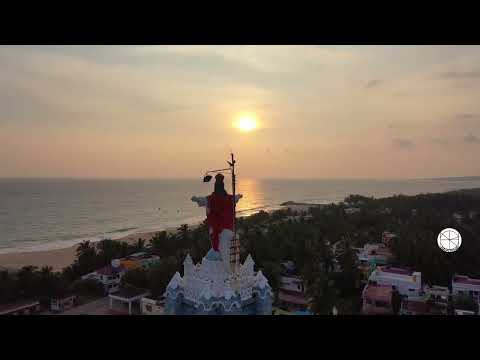 SunSet Most Beautiful In the world  Sunset At Kanyakumari Drone View Beach Vibes