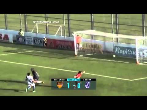 Los goles de Vizcarra en Boca Unidos
