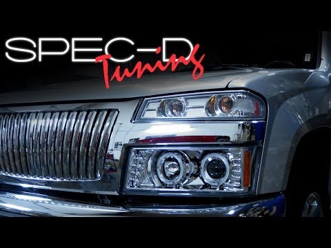 SPECDTUNING INSTALLATION VIDEO: 2004 - 2011 CHEVY COLORADO GMC CANYON BUMPER LIGHTS