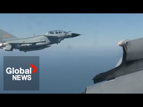 ほんとに尖閣諸島の上空で？  中国空軍 J-10戦闘機がカナダ空軍 CP-140哨戒機に5m以内まで異常接近 - 東シナ海 （追記あり） - pelicanmemo