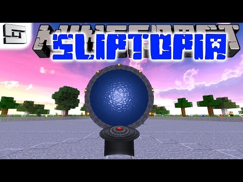 Minecraft Mods - STARGATE PORTALS! ( Sliptopia w/ Advent of Ascension S4E15 )