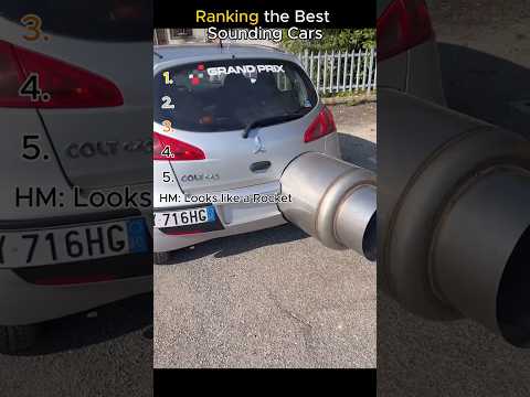Ranking the best sounding Cars in the world