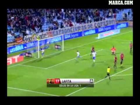 10ª Jornada  Real Zaragoza 3 Mallorca 2 (Gol de Lafita)