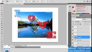 Photoshop-Yazıya Maske Vermek-1