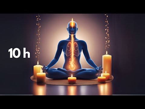 10 órás éjszakai csakratisztító meditáció frekvenciákkal és szubliminális megerősítésekkel 396-963Hz