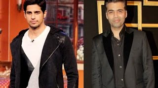 Sidharth Malhotra Reveals On Shooting For Koffee With Karan