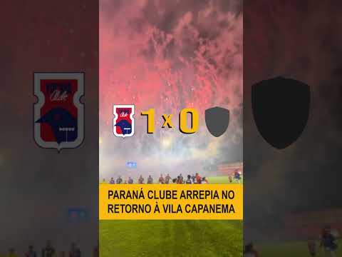 Paraná Clube VENCE Prudentópolis na estreia ￼à Vila Capanema #futebol #futebol #paranaclube #pah