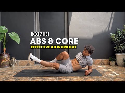 30 Min ABS & CORE Workout | Effective Abs Workout at Home - No Repeat, No Equipment