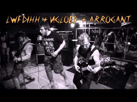 LWFDIHH-Ugloed-Arrogant - Mortifer cover (single for Metal Race label)