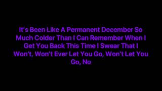 Miley Cyrus - Permanent December (Lyrics)