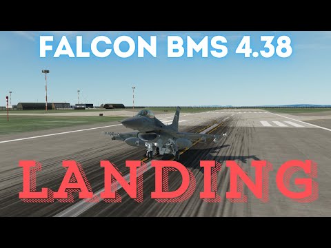 Falcon BMS 4.38 Tutorial - Landing