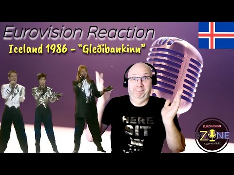 Iceland 1986  - REACTION AND ANALYSIS - ICY "Gleðibankinn" - Eurovision Song Contest