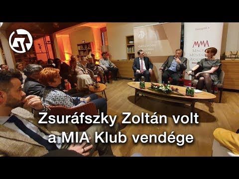 Zsuráfszky Zoltán volt a MIA Klub vendége