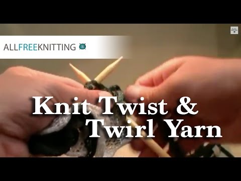 How to Knit Twist & Twirl Yarn by Bernat