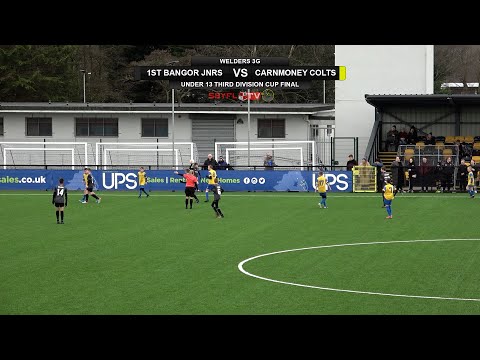 1st Bangor Juniors v Carnmoney Colts - Under 13 Third Division Cup Final - February 2022