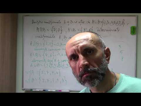 Operatii cu multimi clasa a 6-a 2