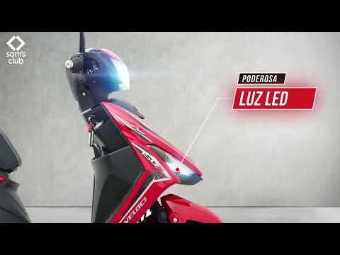 thumbnail video image 2 of Motoneta Veloci Hasback Sport 150cc 2023 Rojo, 2 of 5