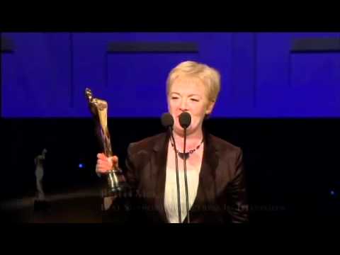 Ruth McCabe, IFTA Winner 2011, Supporting Actress Television for Single Handed. Colm Meany presents