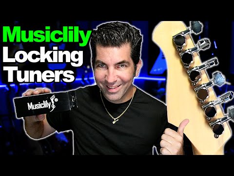 MUSICLILY Locking Tuner Install / Review in a Harley Benton ST-20