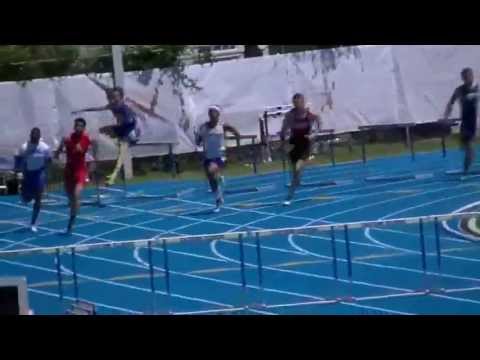 2A 300m Hurdles Prelims Heat 3 - IHSA Boys State Track 2013