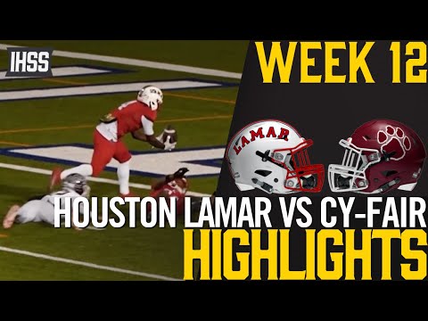 Dramatic High School Football Game: Cy-Fair vs. Lamar Highlights!