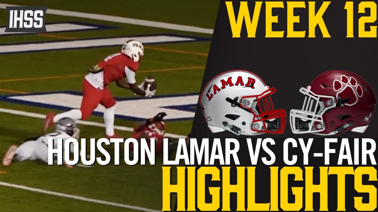 Dramatic High School Football Game: Cy-Fair vs. Lamar Highlights!