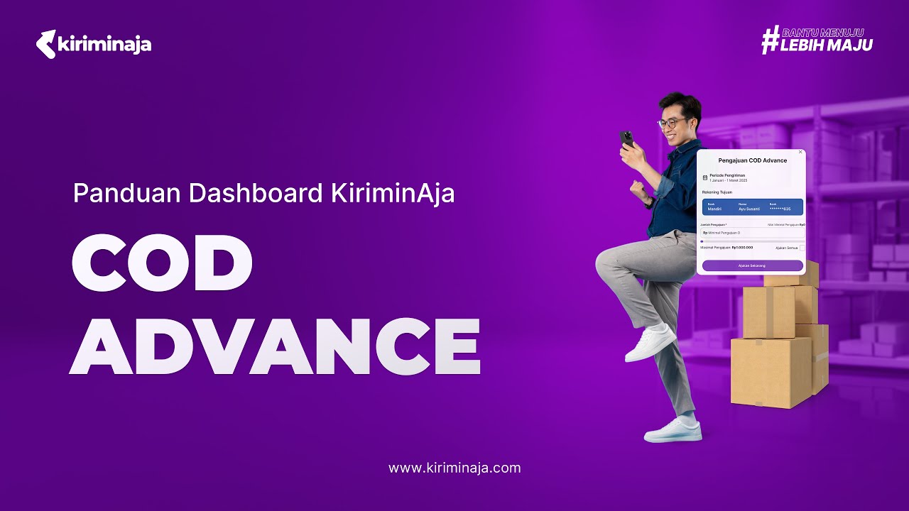 Tutorial COD Advance  - Panduan Dashboard KiriminAja