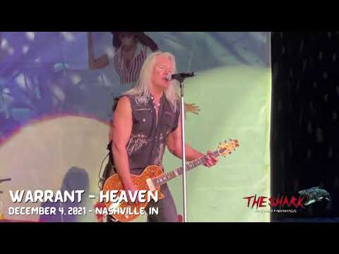 Warrant performs "Heaven" in Nashville, Indiana on December 4, 2021