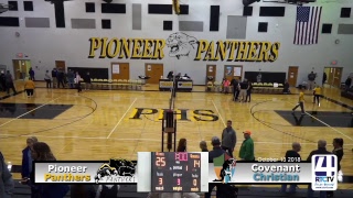 Volleyball Sectional @ Pioneer - Pioneer vs Covenant Christian