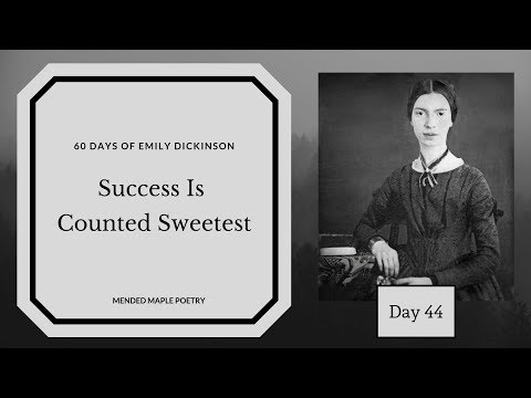 Success Is Counted Sweetest by Emily Dickinson-poetry reading