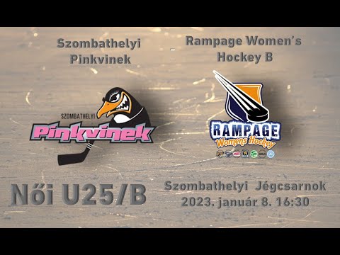 NU25B 41 Szombathelyi Pinkvinek - Rampage Women's Hockey B (élő közvetítés)