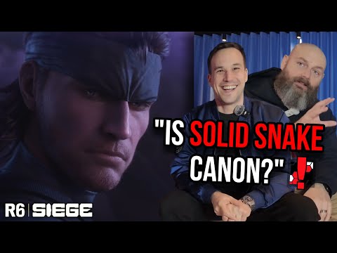 I asked Ubisoft how Solid Snake fits into Rainbow Six Siege Lore!