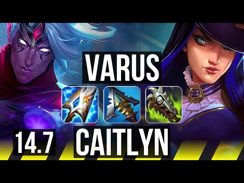 VARUS & Soraka vs CAIT & Lux (ADC) | 400+ games, Dominating | KR Diamond | 14.7