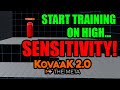 train on higher sensitivity kovaaks