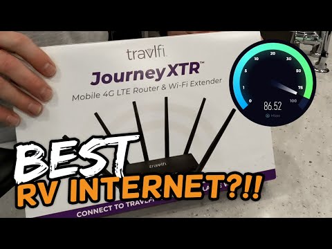 I Speed Test the TravlFi JourneyXTR 4G LTE Router & Wi-Fi Extender