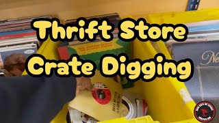 crate digging in thrift shops for samples