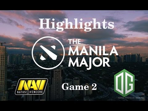 Highlights Navi vs OG Game 2 Manila Major Main Event