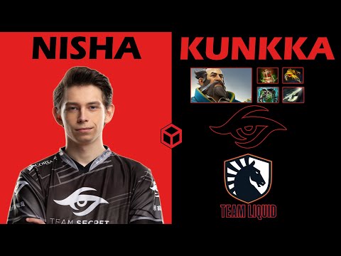 [MID] Secret.Nisha Kunkka Full Game Perspective vs Team Liquid | OGA Dota PIT 2020 Online