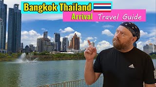Bangkok Thailand first day Guide to getting into the City on arrival at BKK airport. Back in Asia