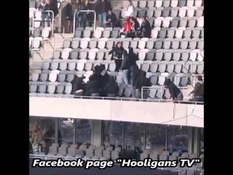 Short fight before Djurgården vs. Hammarby  19.04.2016