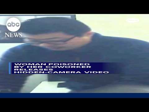 Woman poisoned by her coworker releases hidden-camera video