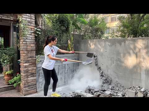 Woman Builds Amazing DIY Outdoor Kitchen with Pizza Oven | by @juanxiaoliu