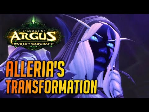 WoW Legion 🌟 Alleria's Void Transformation Cutscene