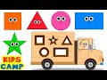 Best Learning Videos for Toddlers | Learning Colors and Shapes for Kids with Wooden Truck Toy