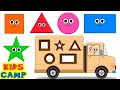 Best Learning Videos For Toddlers Learning Colors And Shapes For Kids With Wooden Truck Toy