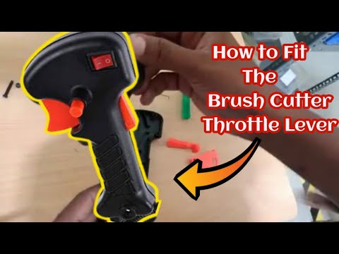 Brush cutter throttle lever repair / the agri world
