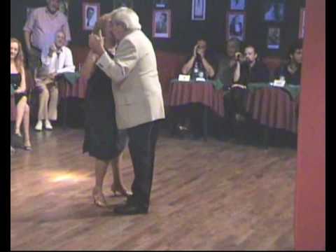  Pocho Dopazo  and  Nellie Reyes  are  dancing  to  the  tango  "  El Rodeo  "