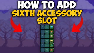 Terraria How To Add Sixth Accessory Slot | Terraria Sixth Accessory Slot 1.4.4.9