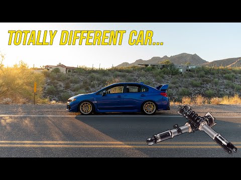 BC Racing Coilover install on my STI!!
